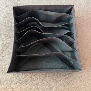 Floral Gray and Gold Organizer